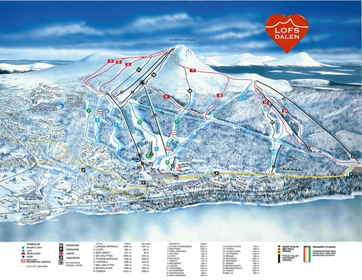 Nybyggd 8-Baeddars Skidstuga I لوفسدالين المظهر الخارجي الصورة